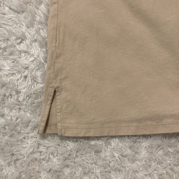 Old Navy Neutral Tan Short Sleeve T-Shirt Dress - Picture 4 of 4